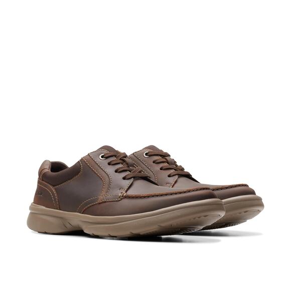 NWT Clarks Men\'s Bradley Vibe Beeswax Leather Oxfords, Comfort Shoes, Size 12 main image 5